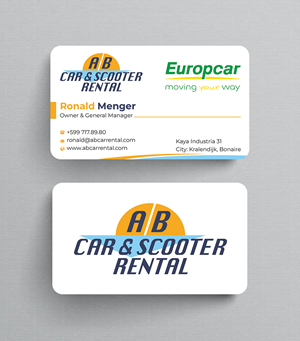 Business Card Design by Expert Bappy for AB Dive | Design: #34936060