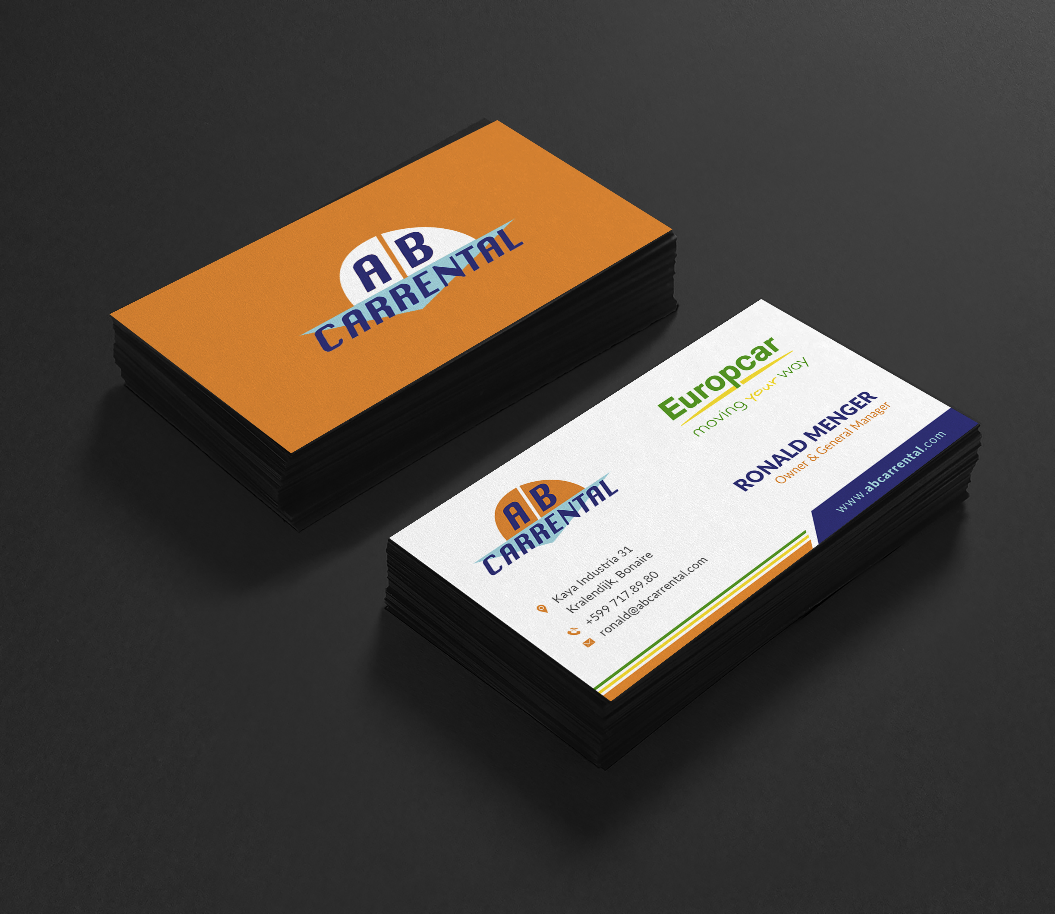 Business Card Design by Sun Moon Graphic Designer for AB Dive | Design #34936015