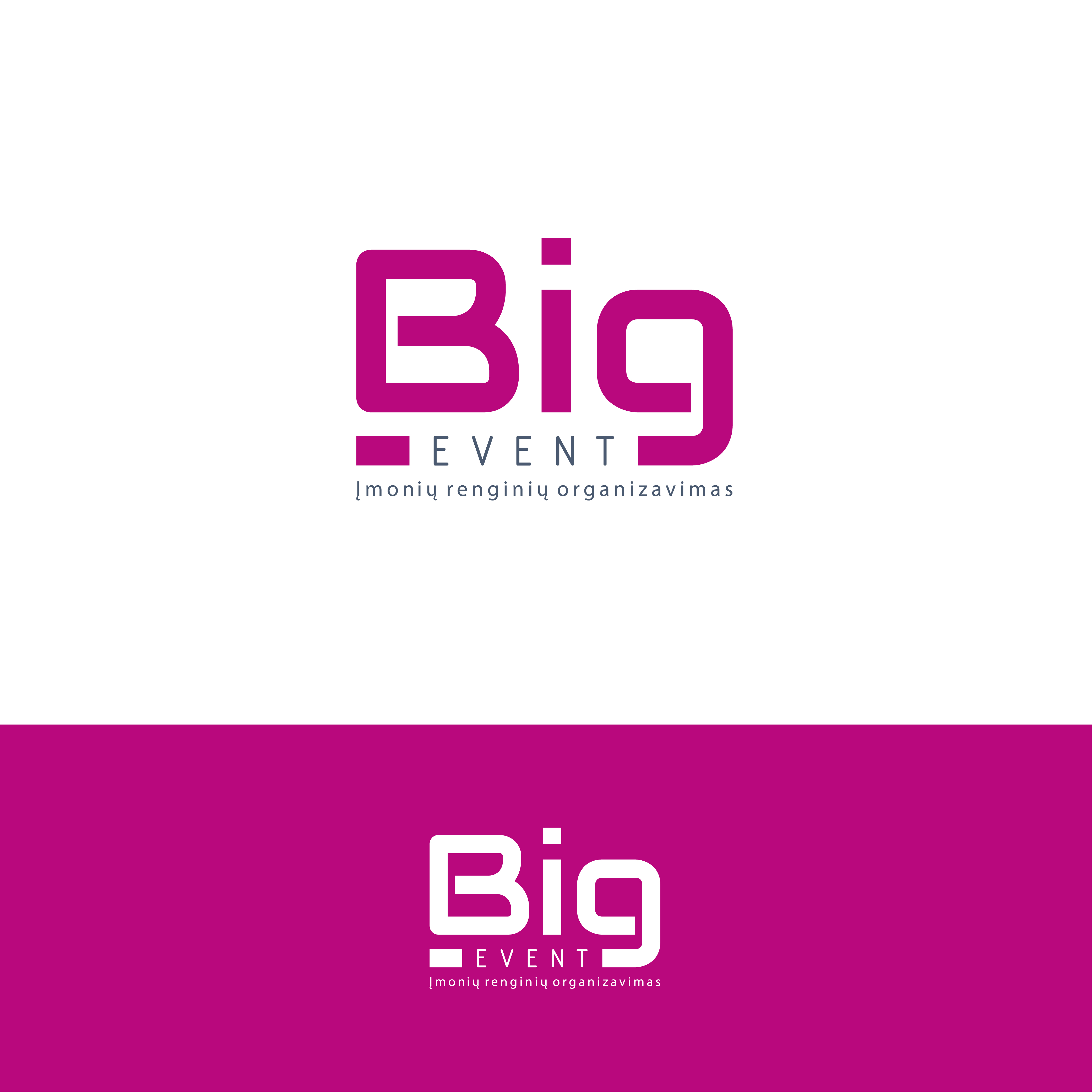 Logo Design by kanishka Idangoda for BIGEVENTAS, MB, company code 305010752, VAT code LT100012172517 | Design #34936087