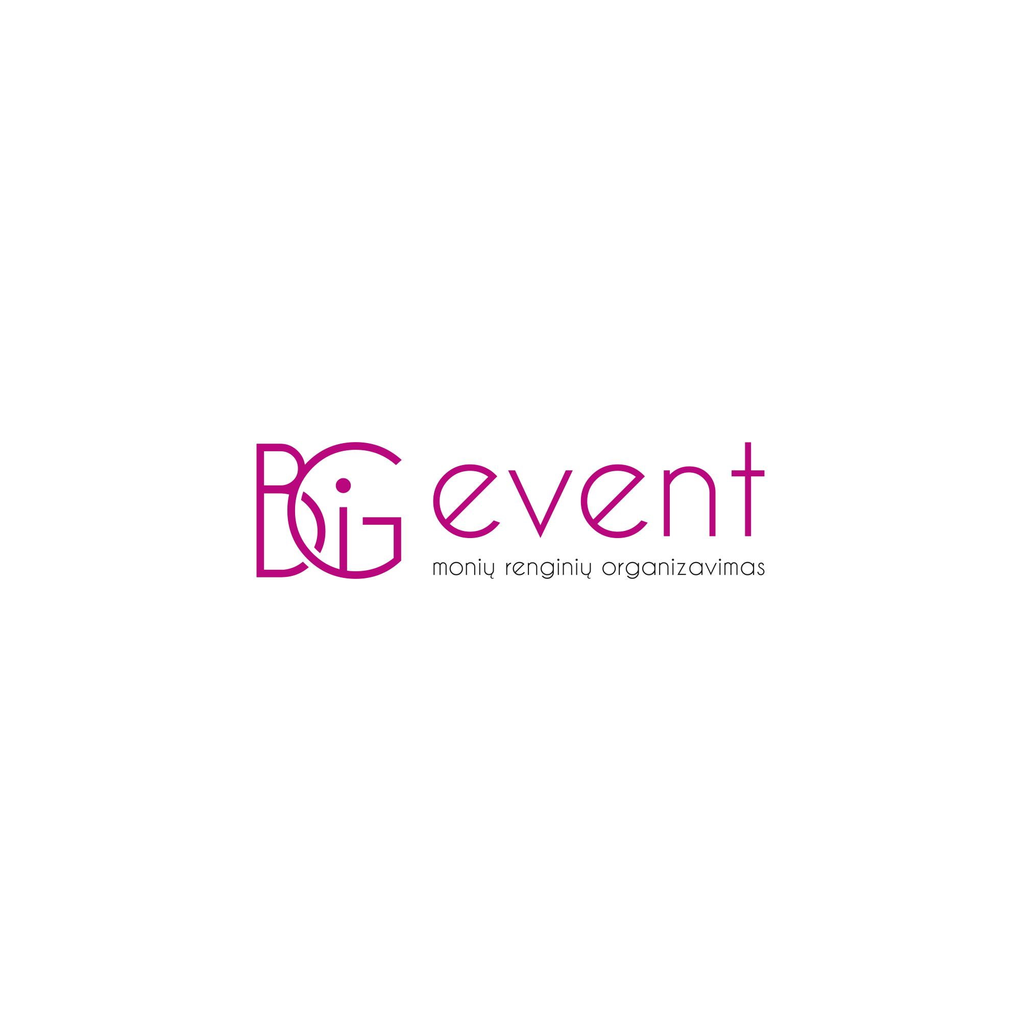 Logo Design by M AttA for BIGEVENTAS, MB, company code 305010752, VAT code LT100012172517 | Design #34944692