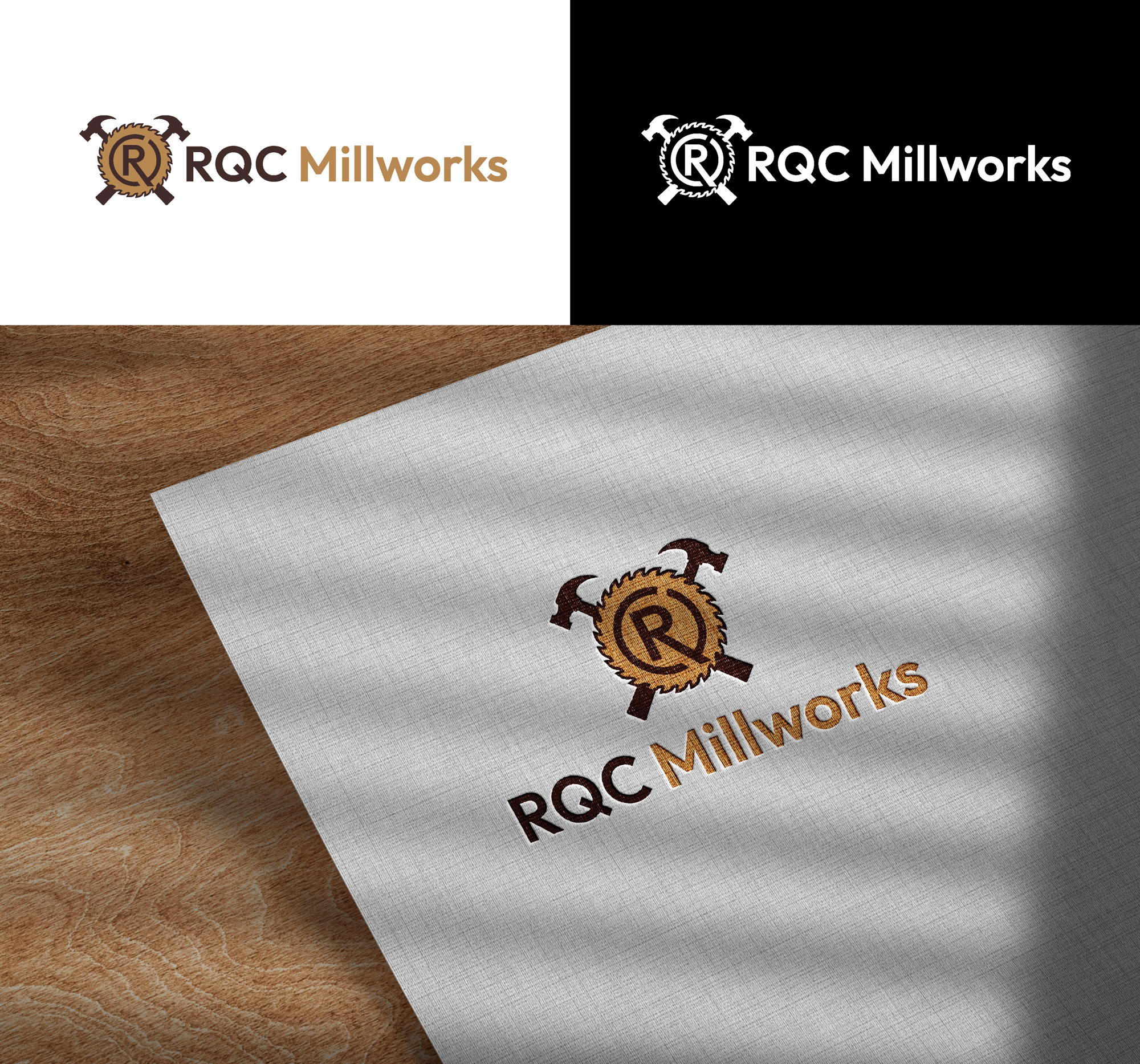 Logo Design by RA-bica for RQC Millworks  | Design #34937743