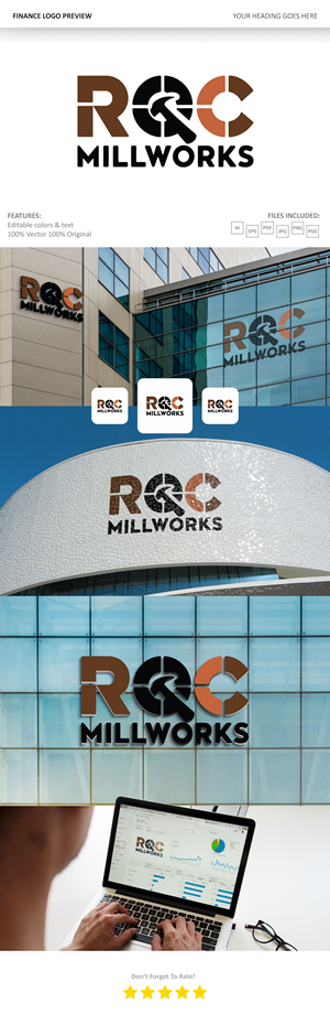 Logo Design by VectorForge for RQC Millworks  | Design: #34940034
