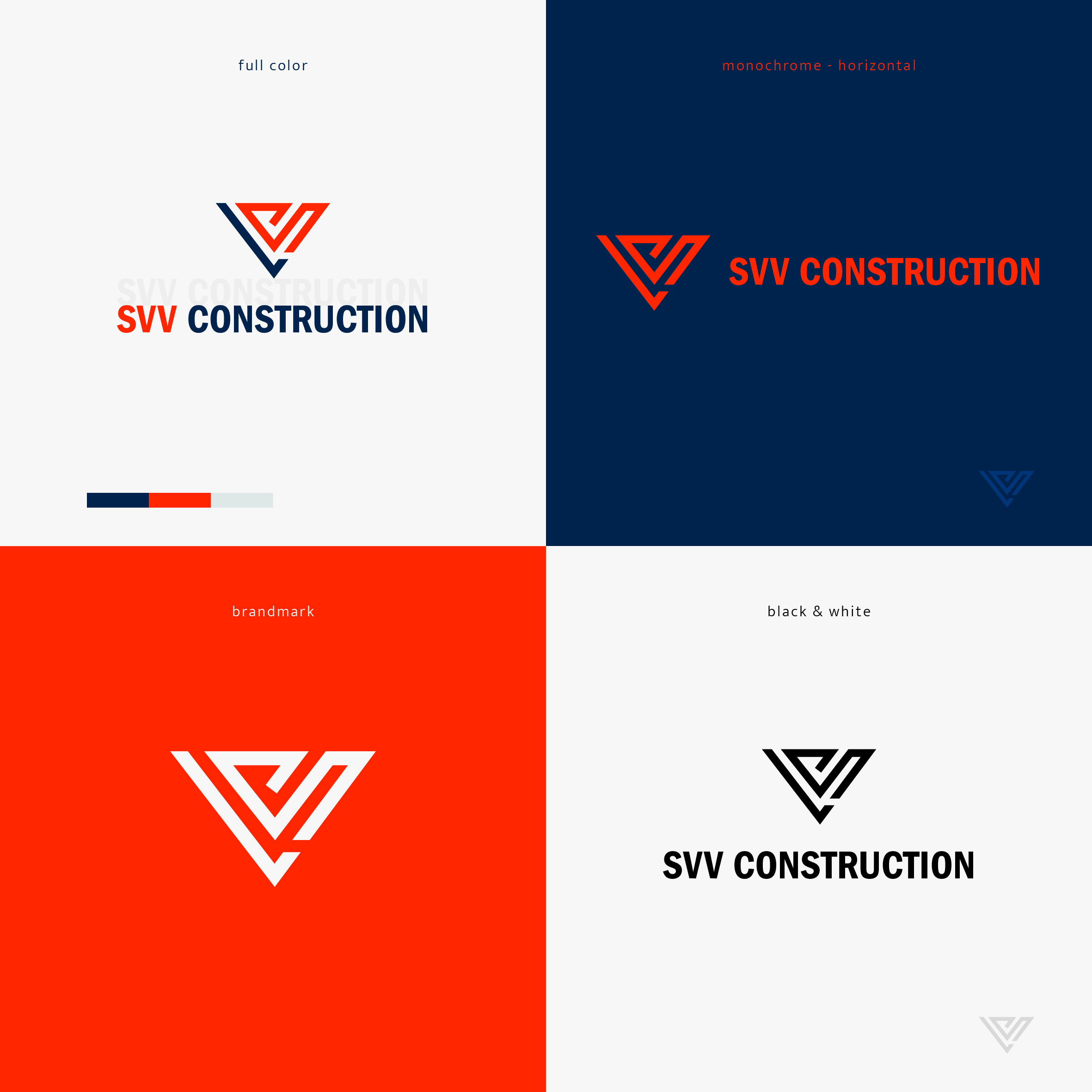 Diseño de Logo por Lammy para SVV Construction  | Diseño #34963543