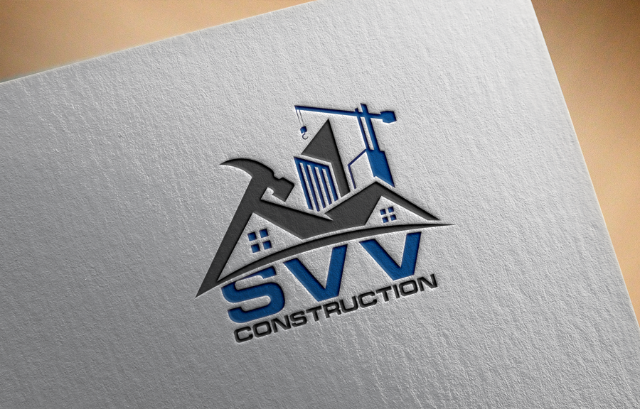 Logo Design by amran mollaa for SVV Construction  | Design #34956245