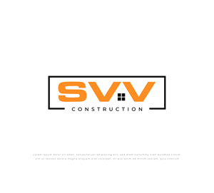 Logo Design by 99 Art.. for SVV Construction  | Design: #34963588