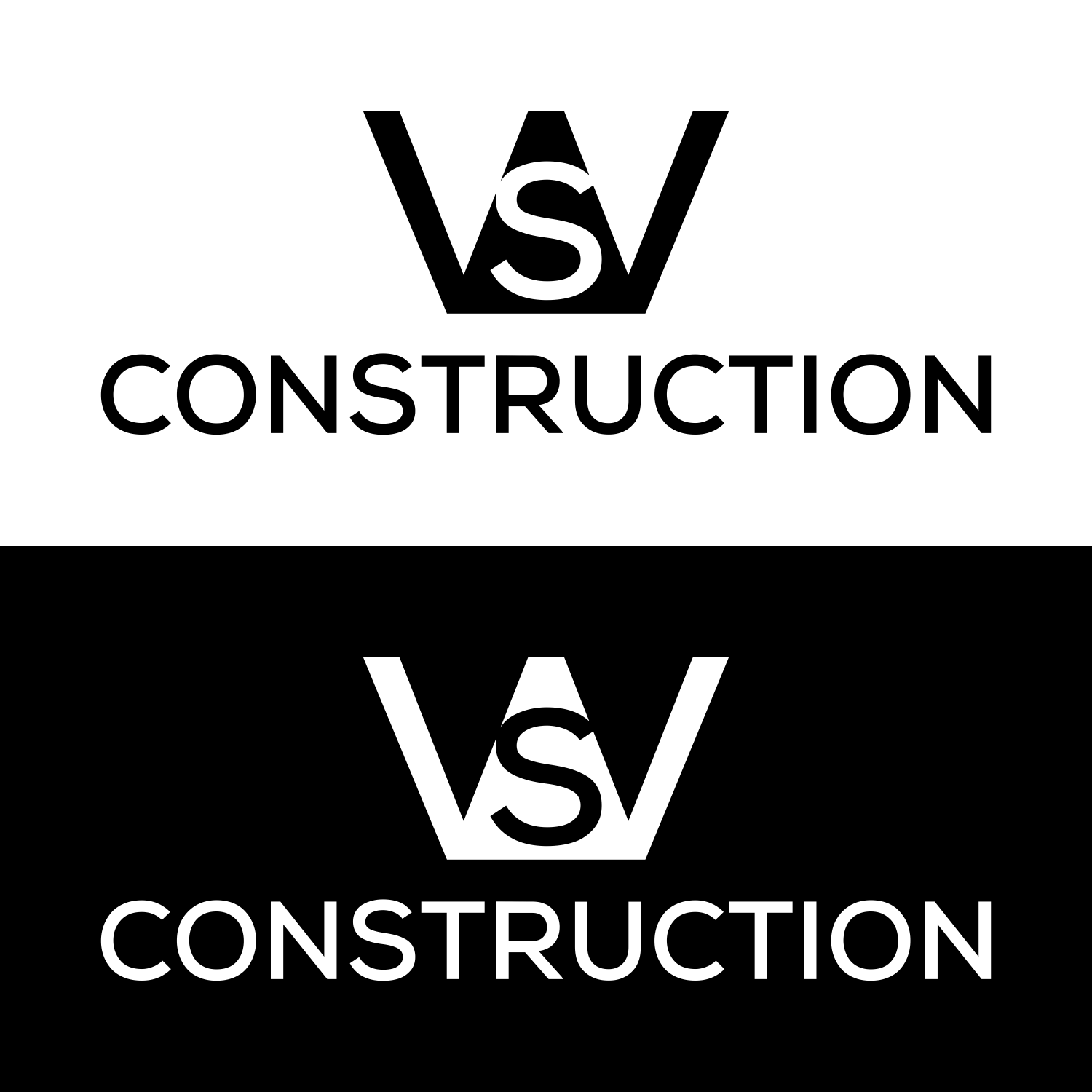 Logo Design by design wae for SVV Construction  | Design #34949728