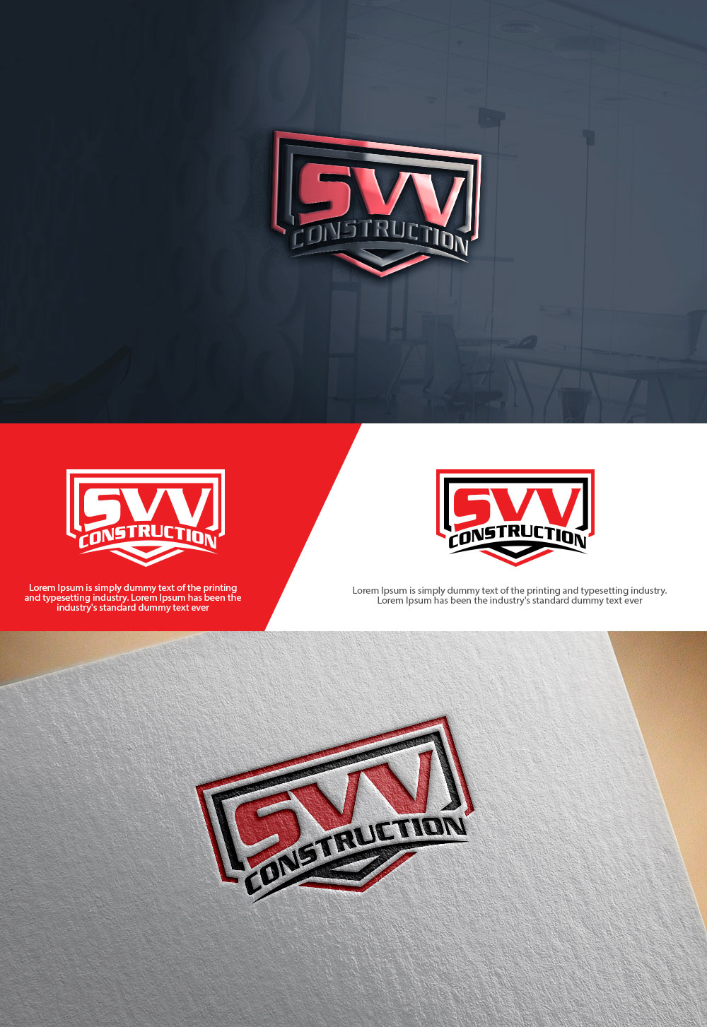 Logo-Design von sulemani  creation für SVV Construction  | Design #34951352