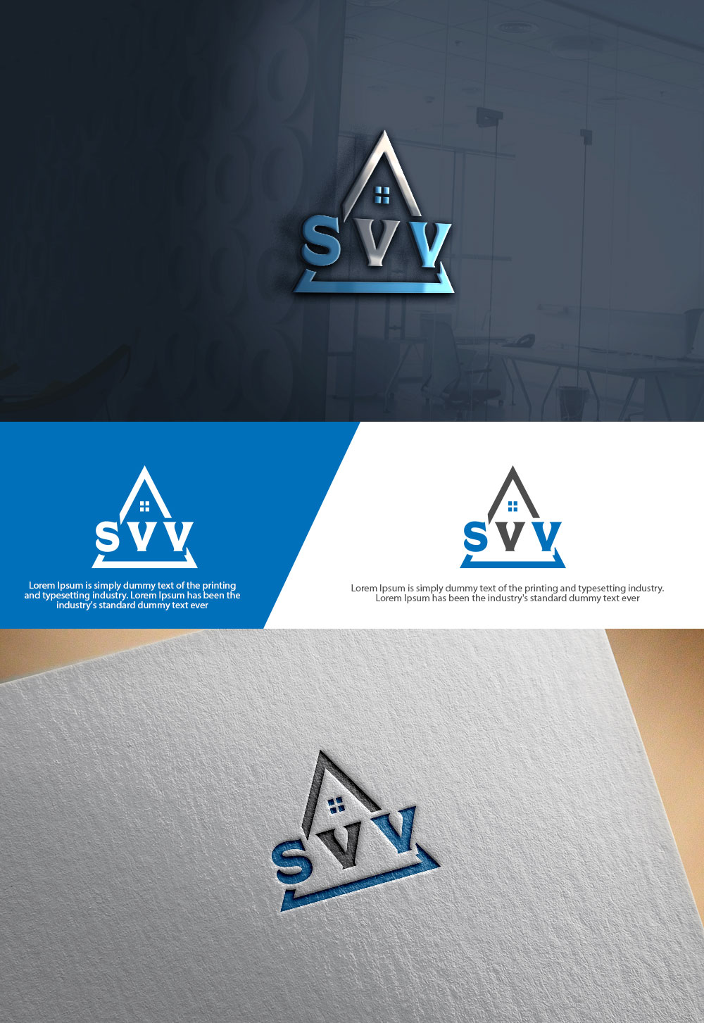 Diseño de Logo por sulemani  creation para SVV Construction  | Diseño #34951647