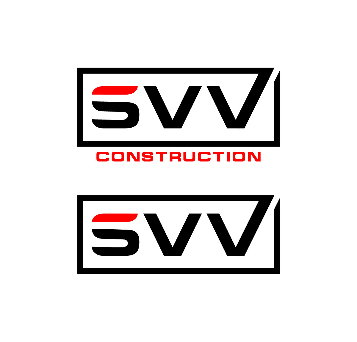Logo-Design von compa7007 für SVV Construction  | Design #34983516