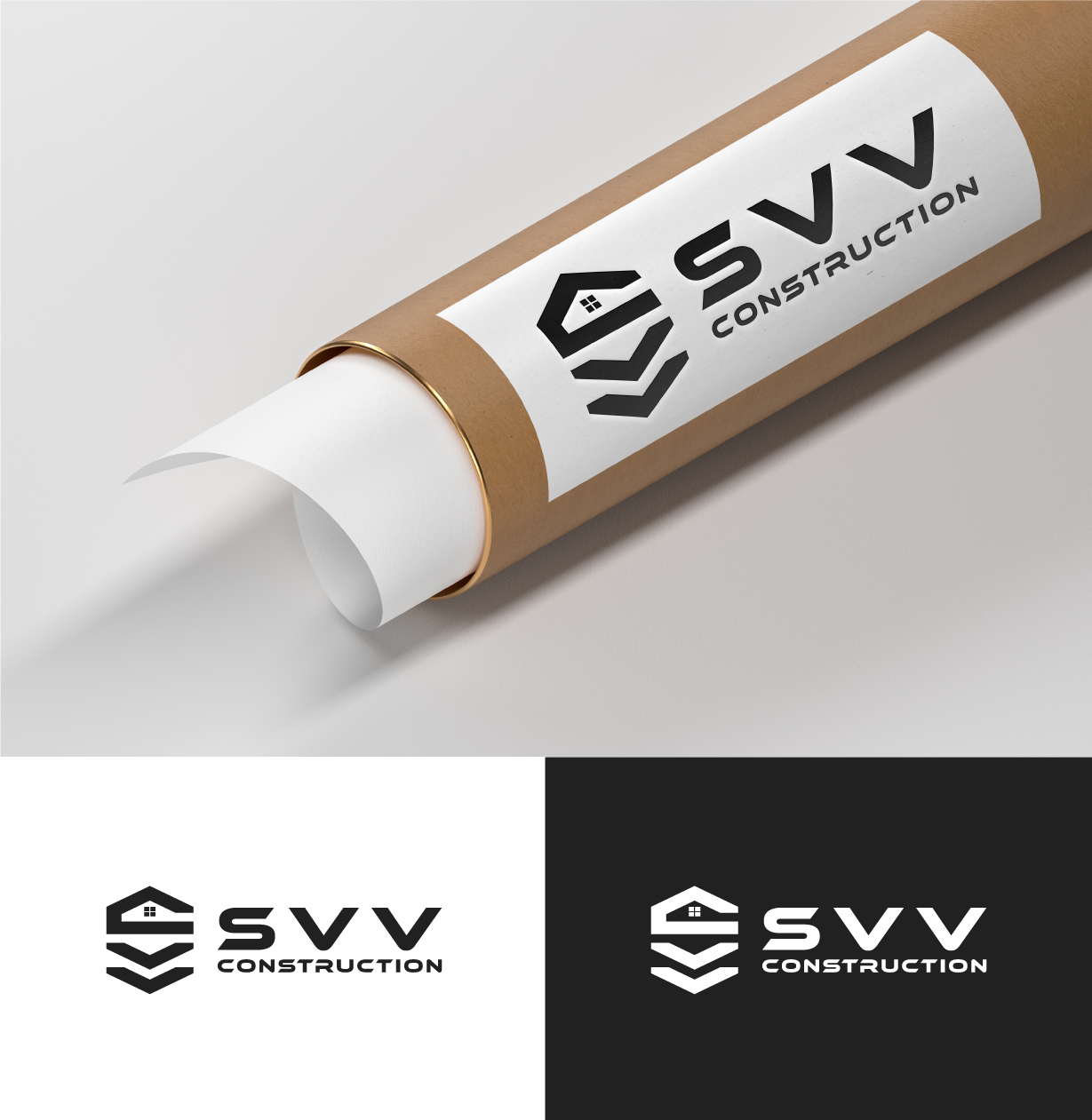 Logo Design by SolidGraphics for SVV Construction  | Design #34949598