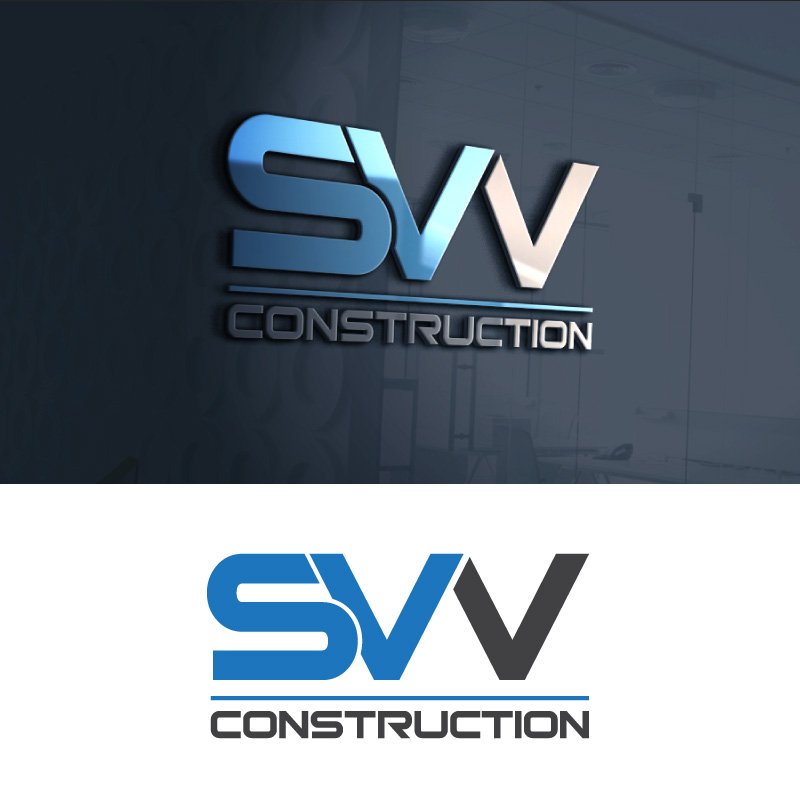 Logo-Design von VisionCraft™ für SVV Construction  | Design #34950042