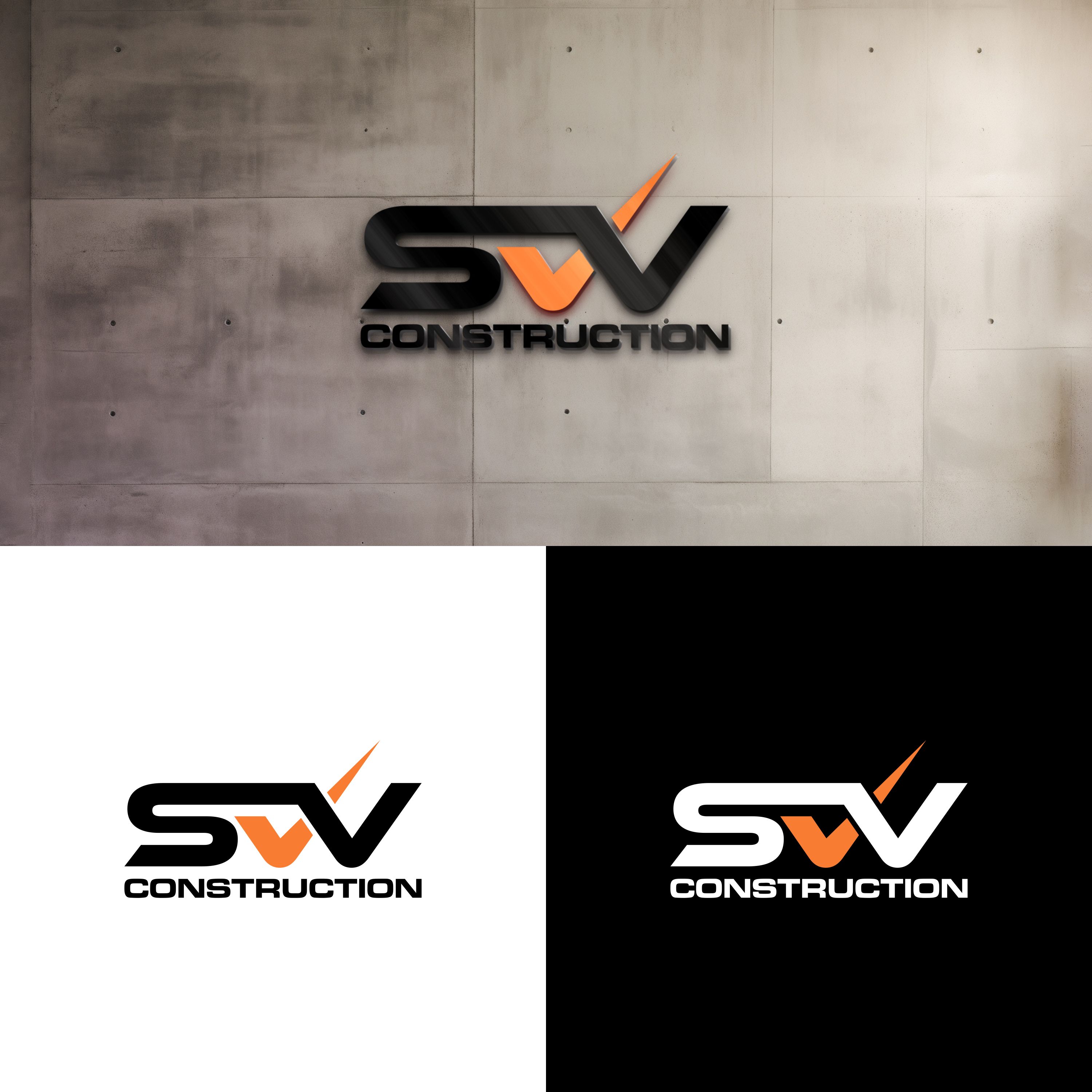 Logo Design by syad666 for SVV Construction  | Design #34951734