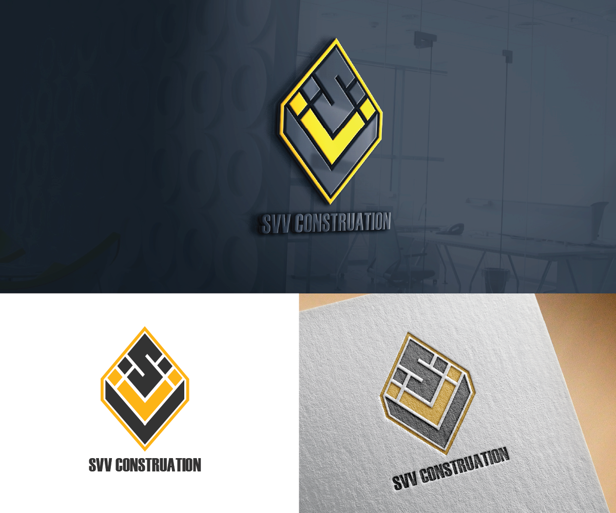 Logo Design by S5 for SVV Construction  | Design #34967987