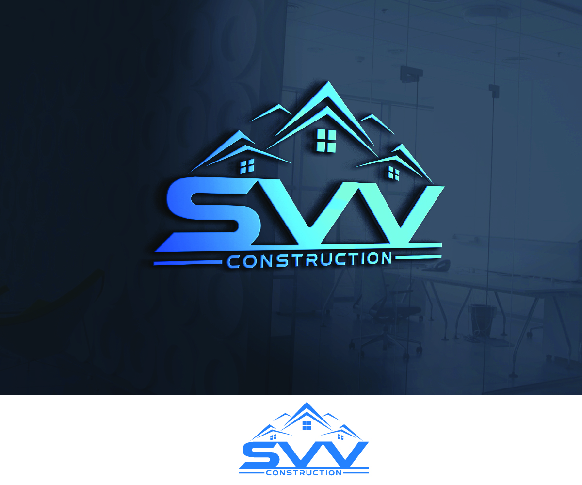 Logo Design by S5 for SVV Construction  | Design #34968338