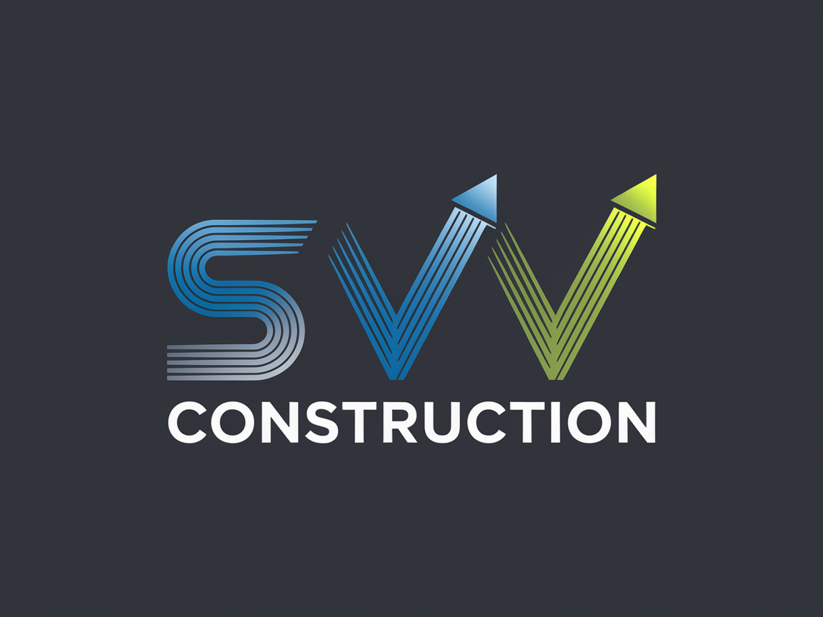 Logo Design by Mukuuu for SVV Construction  | Design #34952625