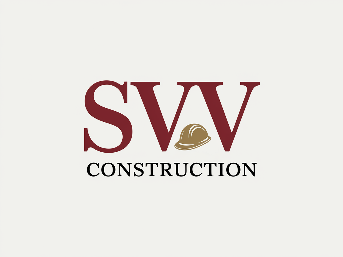 Logo Design by Mukuuu for SVV Construction  | Design #34952626