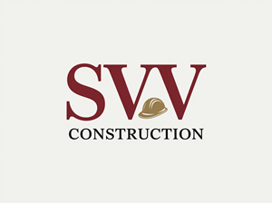 Logo Design by Mukuuu for SVV Construction  | Design: #34952626