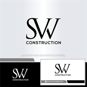 Logo Design by win it for SVV Construction  | Design: #34950287