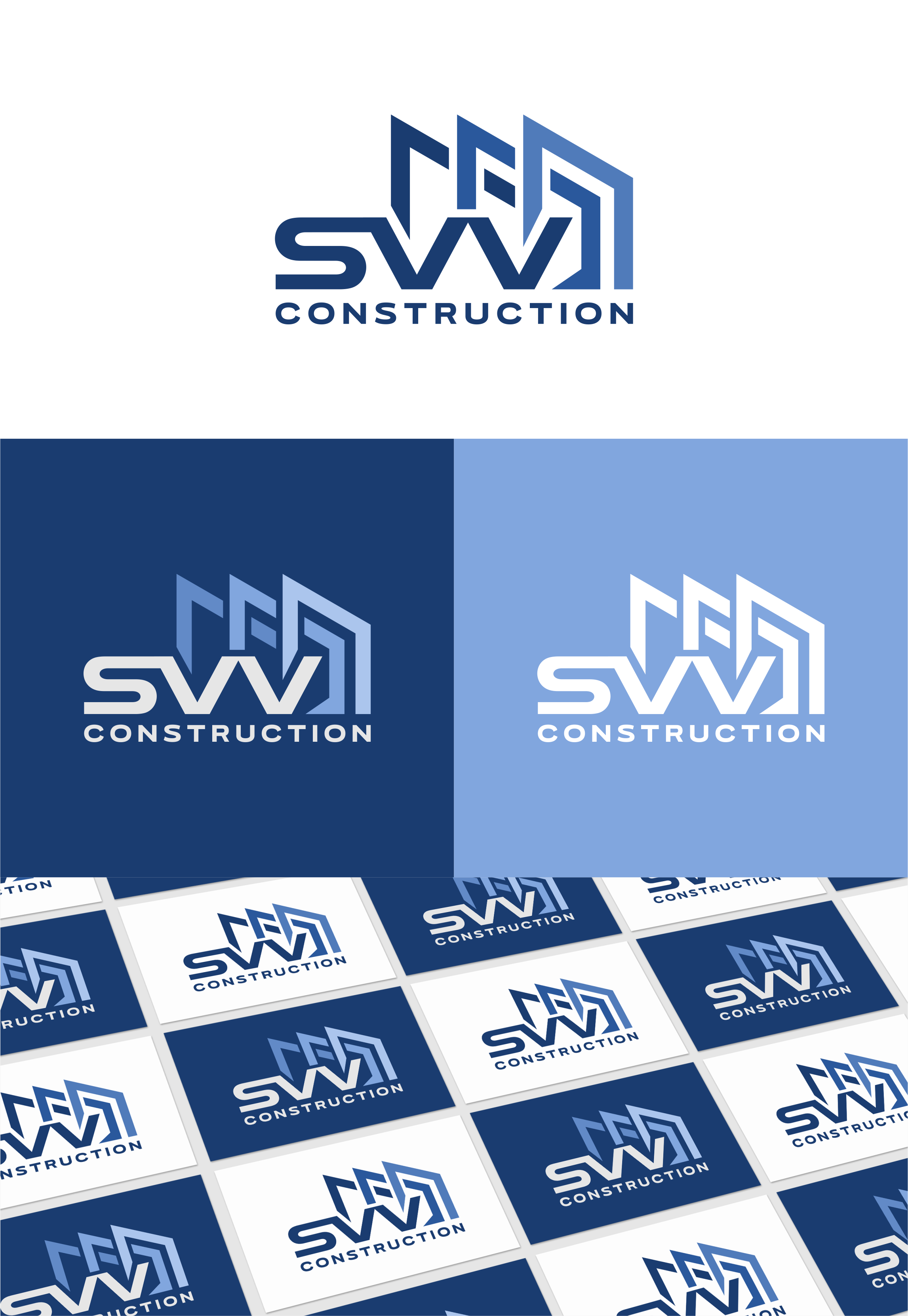 Diseño de Logo por artswolf para SVV Construction  | Diseño #34964185