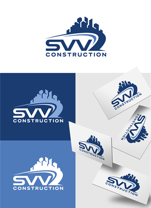 Logo Design by artswolf for SVV Construction  | Design: #34964232