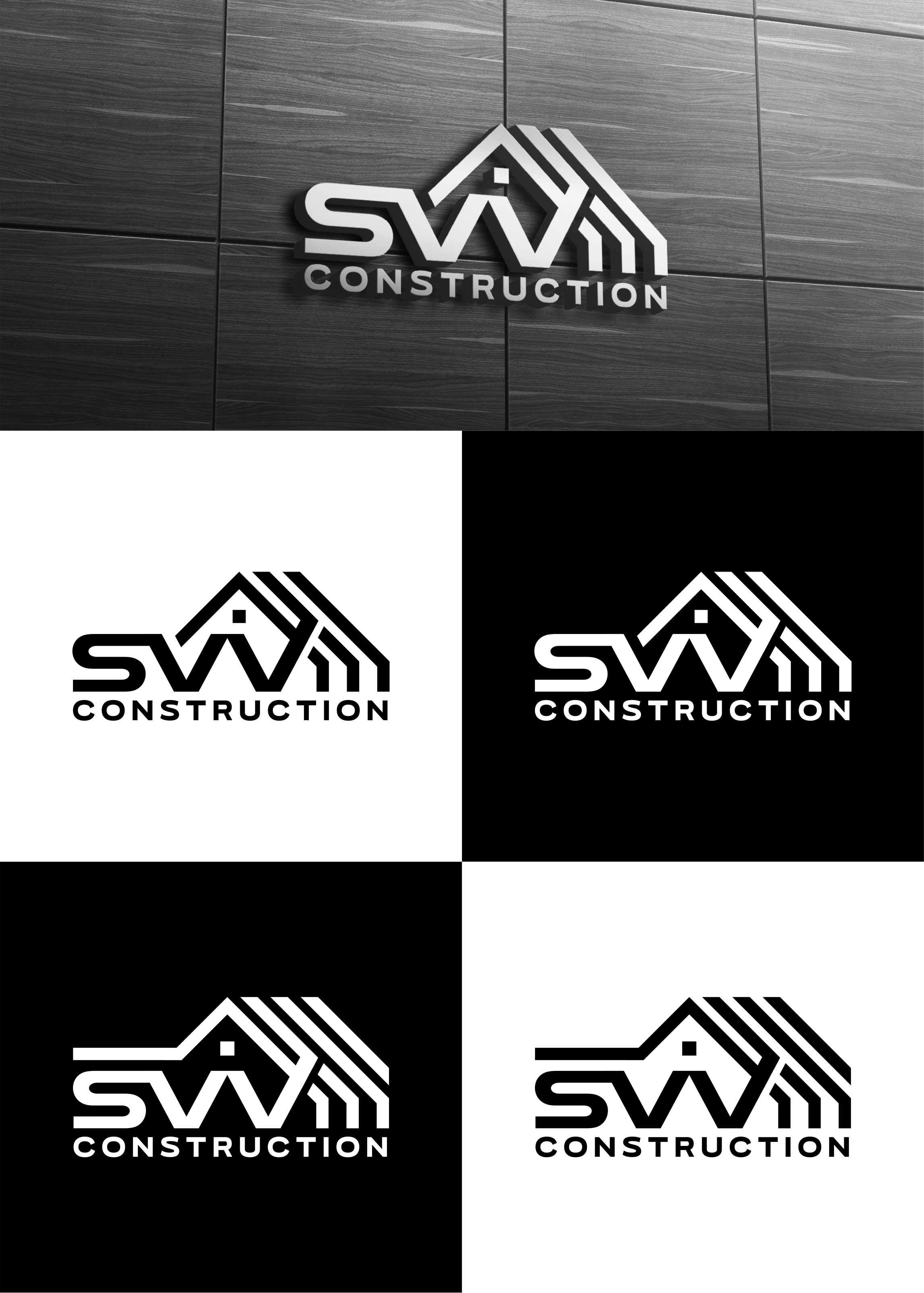 Diseño de Logo por artswolf para SVV Construction  | Diseño #34964957
