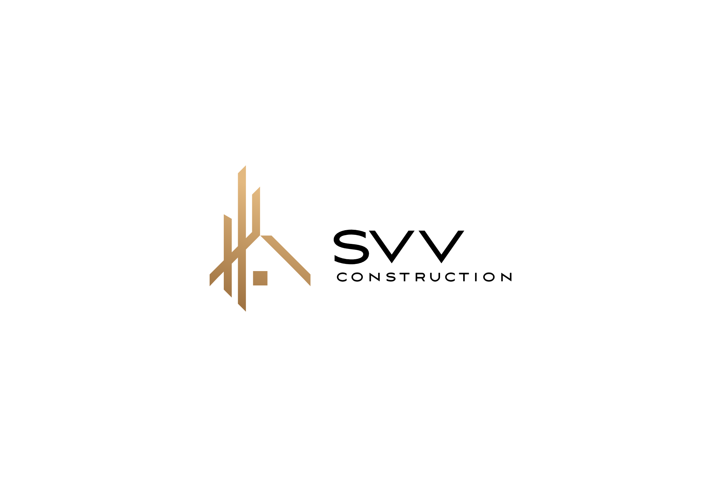 Diseño de Logo por Stelery para SVV Construction  | Diseño #34991980