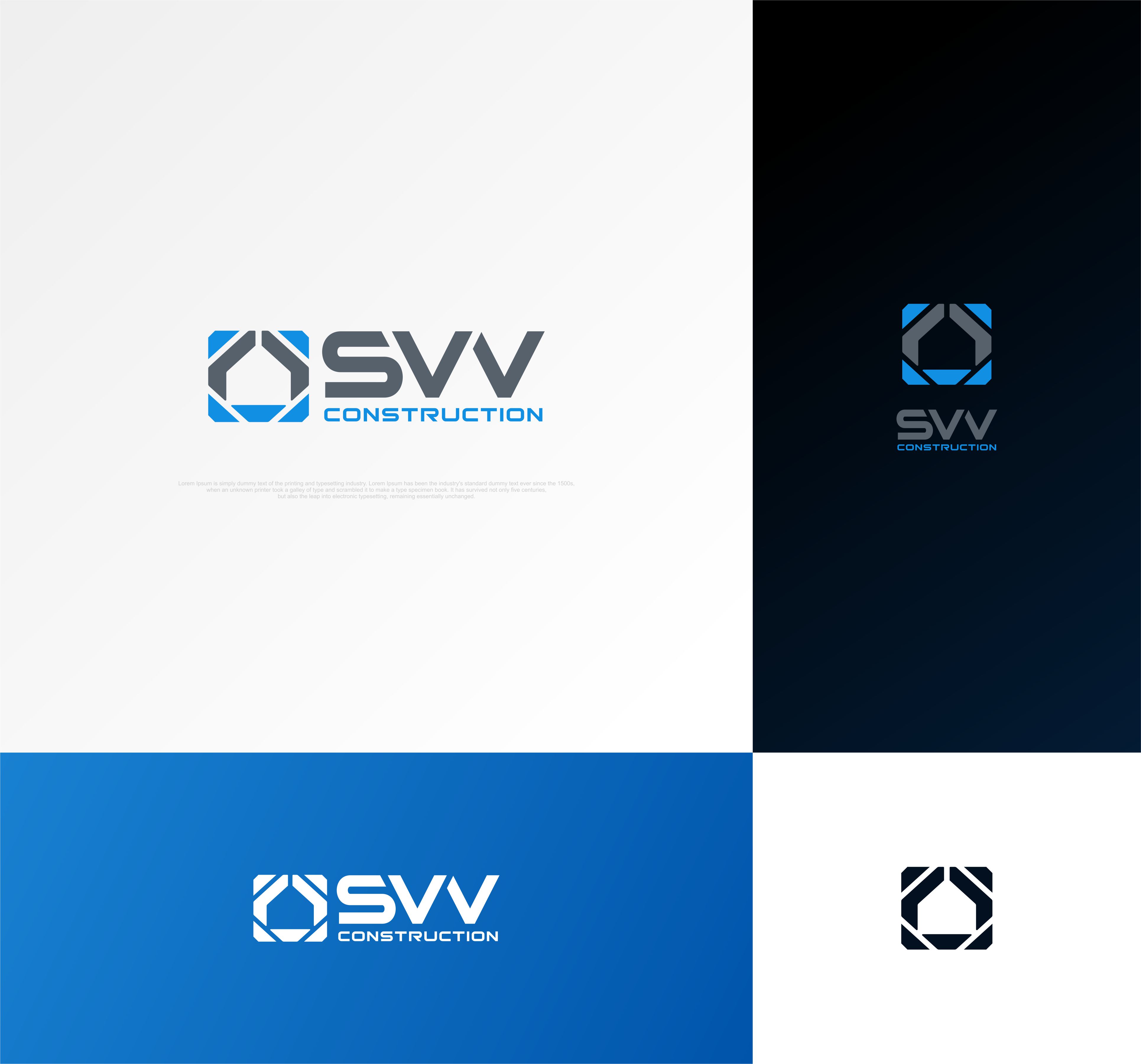 Logo Design by ace_art™ for SVV Construction  | Design #34949136