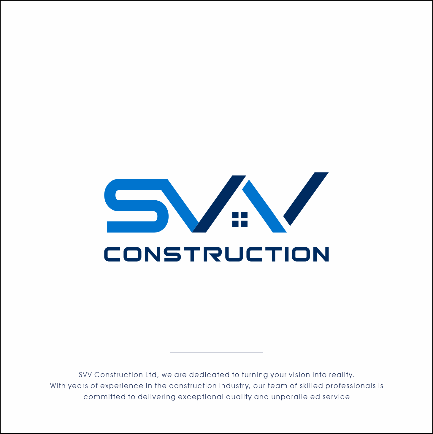 Diseño de Logo por vinch std para SVV Construction  | Diseño #34973223