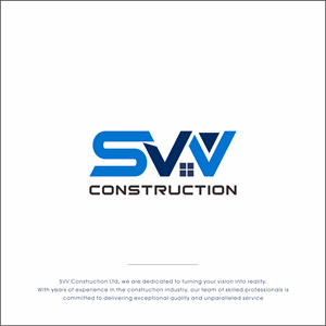 Logo Design by vinch std for SVV Construction  | Design: #34973388