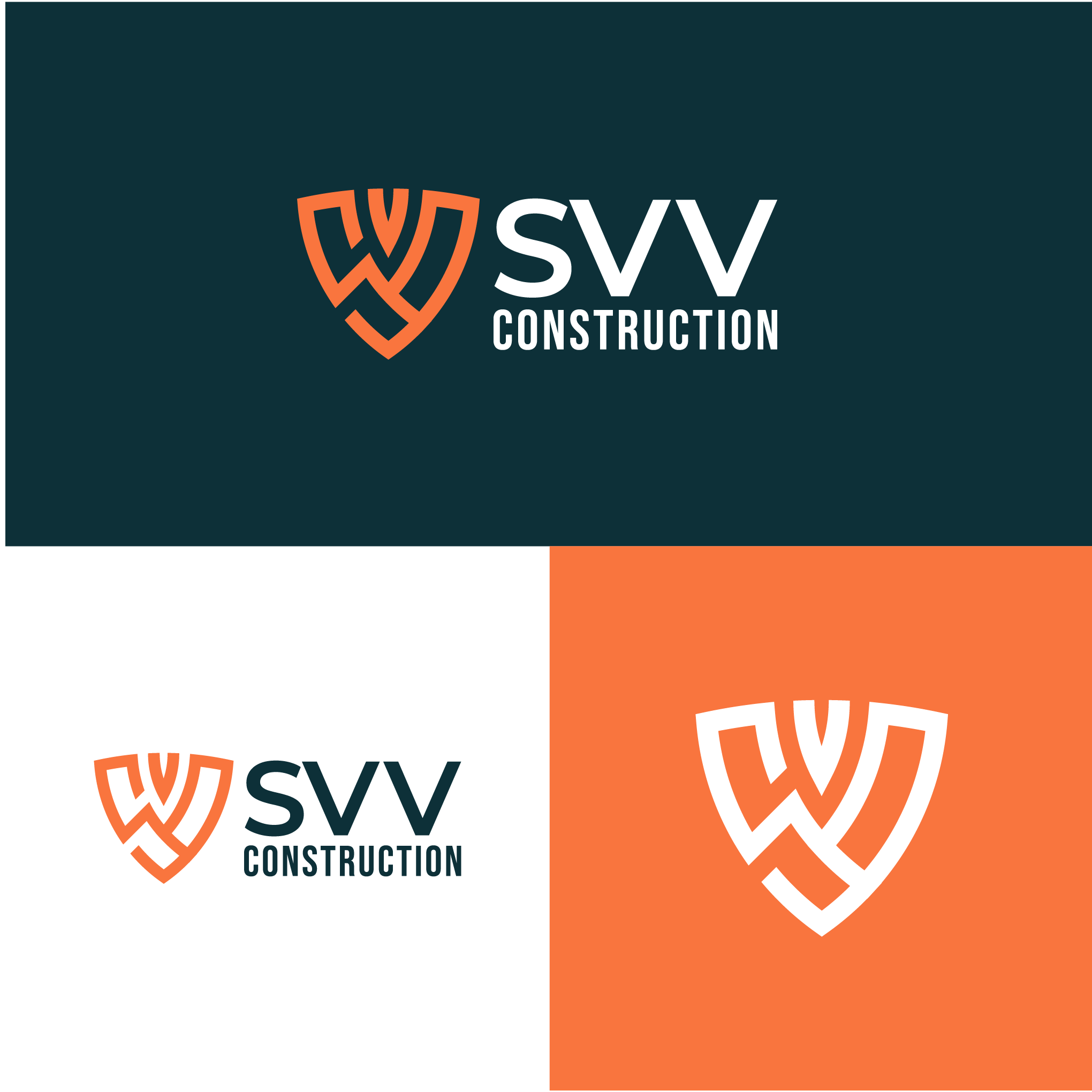 Logo Design by Imam Logo Designer for SVV Construction  | Design #34970015