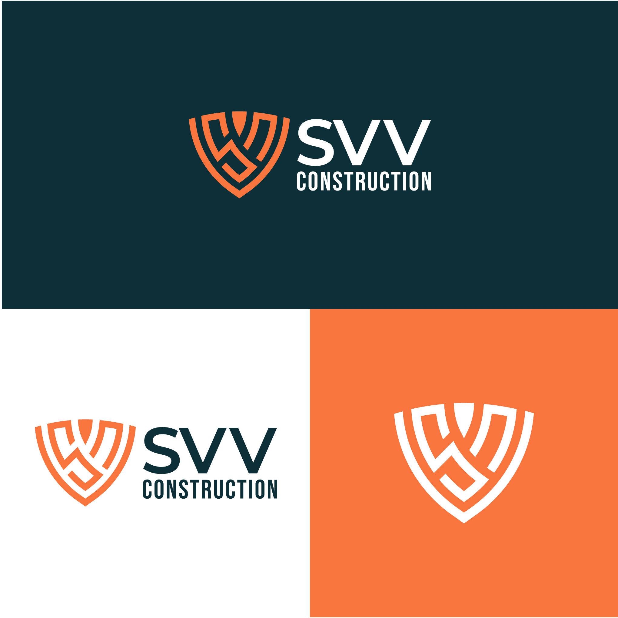 Logo Design by Imam Logo Designer for SVV Construction  | Design #34970017