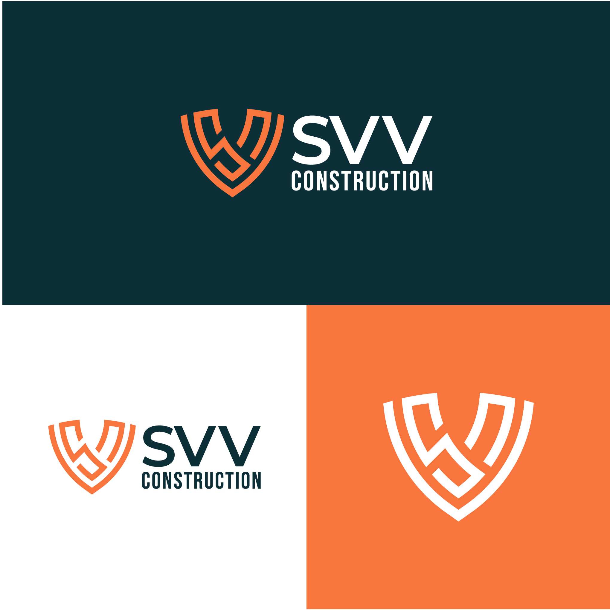 Logo Design by Imam Logo Designer for SVV Construction  | Design #34970018
