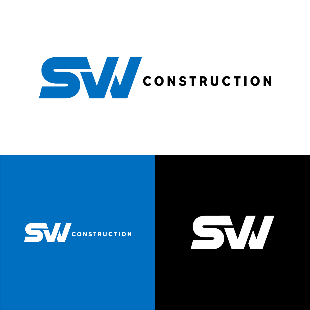 Logo Design by andreira for SVV Construction  | Design #34958817