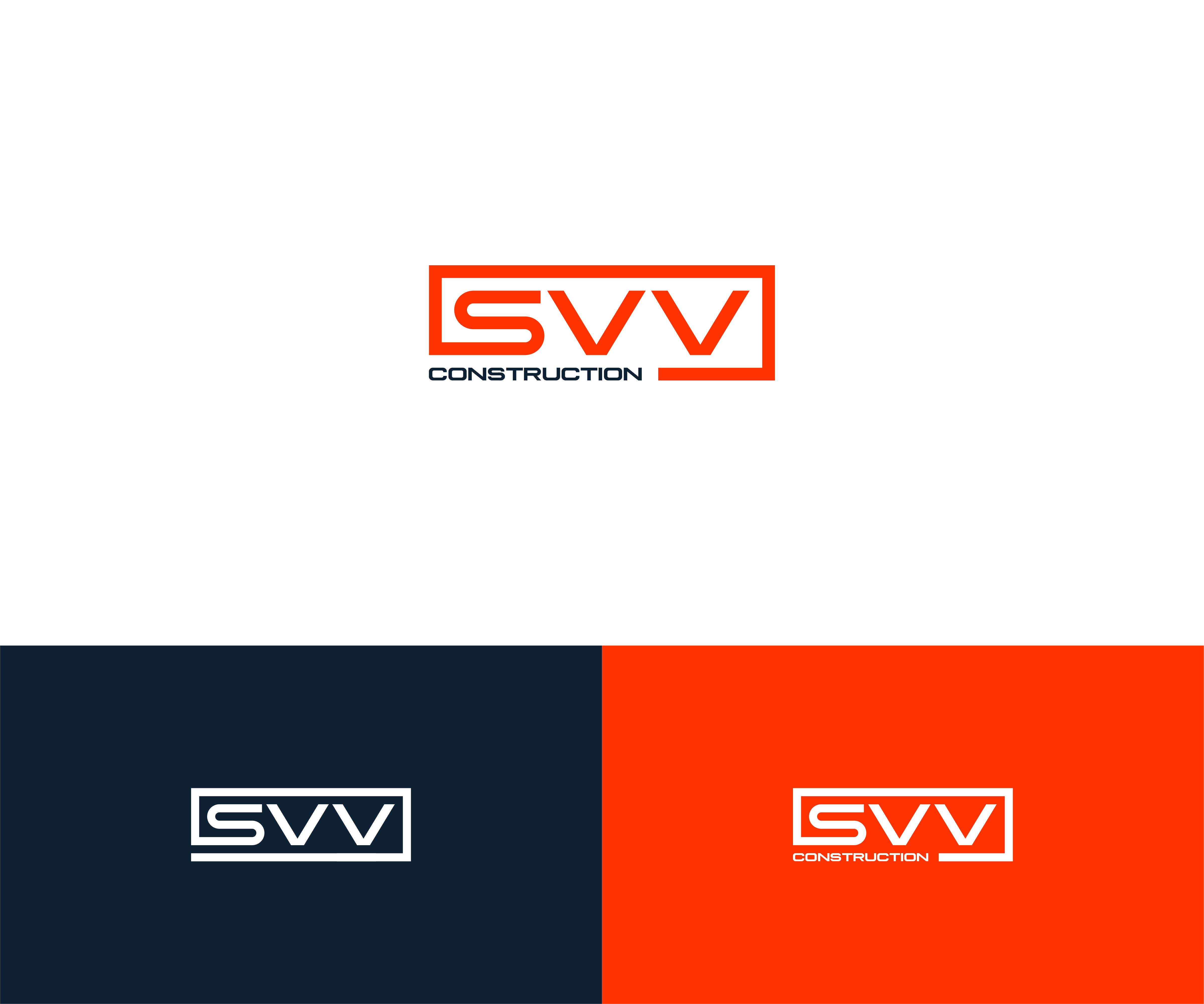 Logo Design by soriyeee for SVV Construction  | Design: #34979529