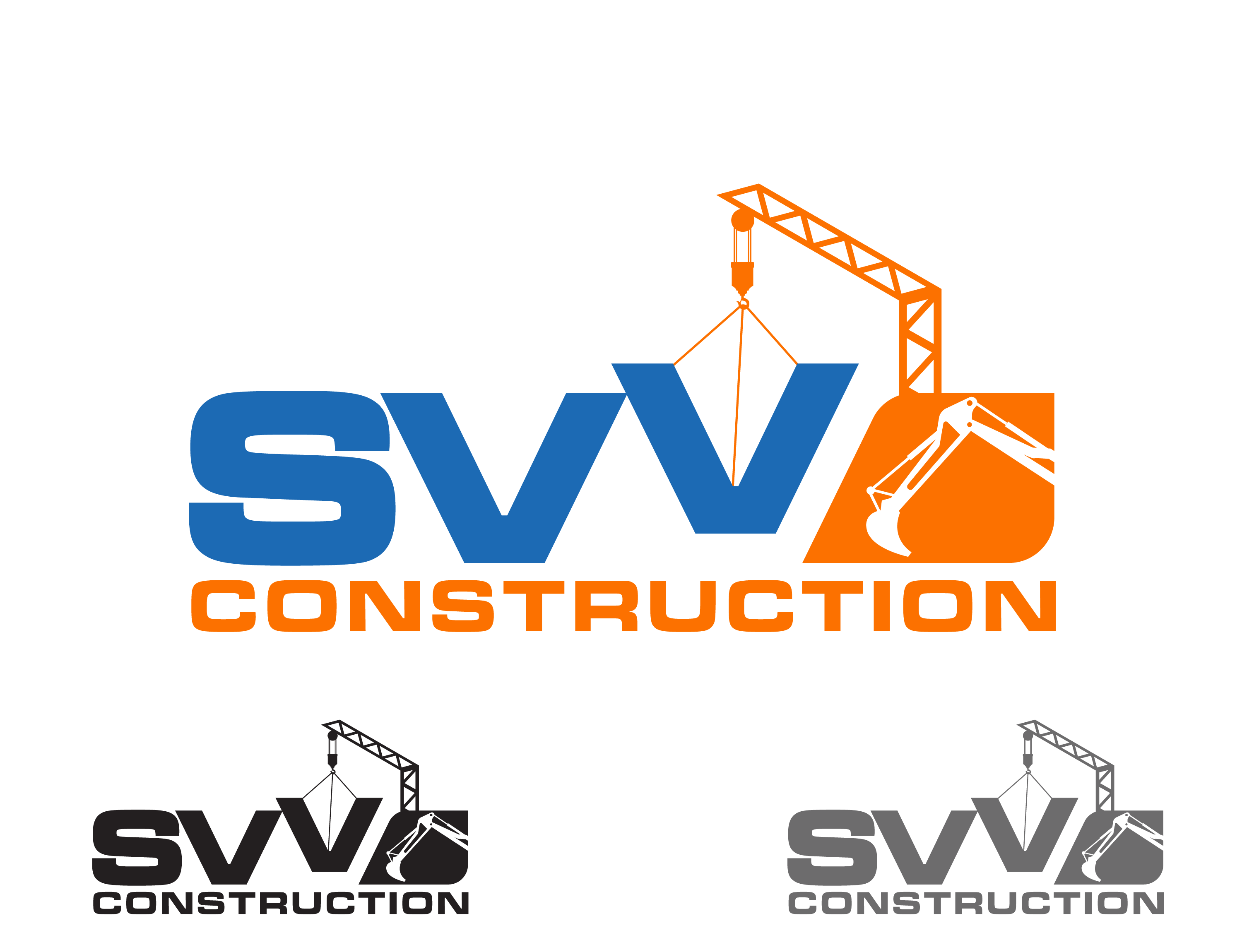 Logo Design by UMBRA Designs for SVV Construction  | Design #34948728