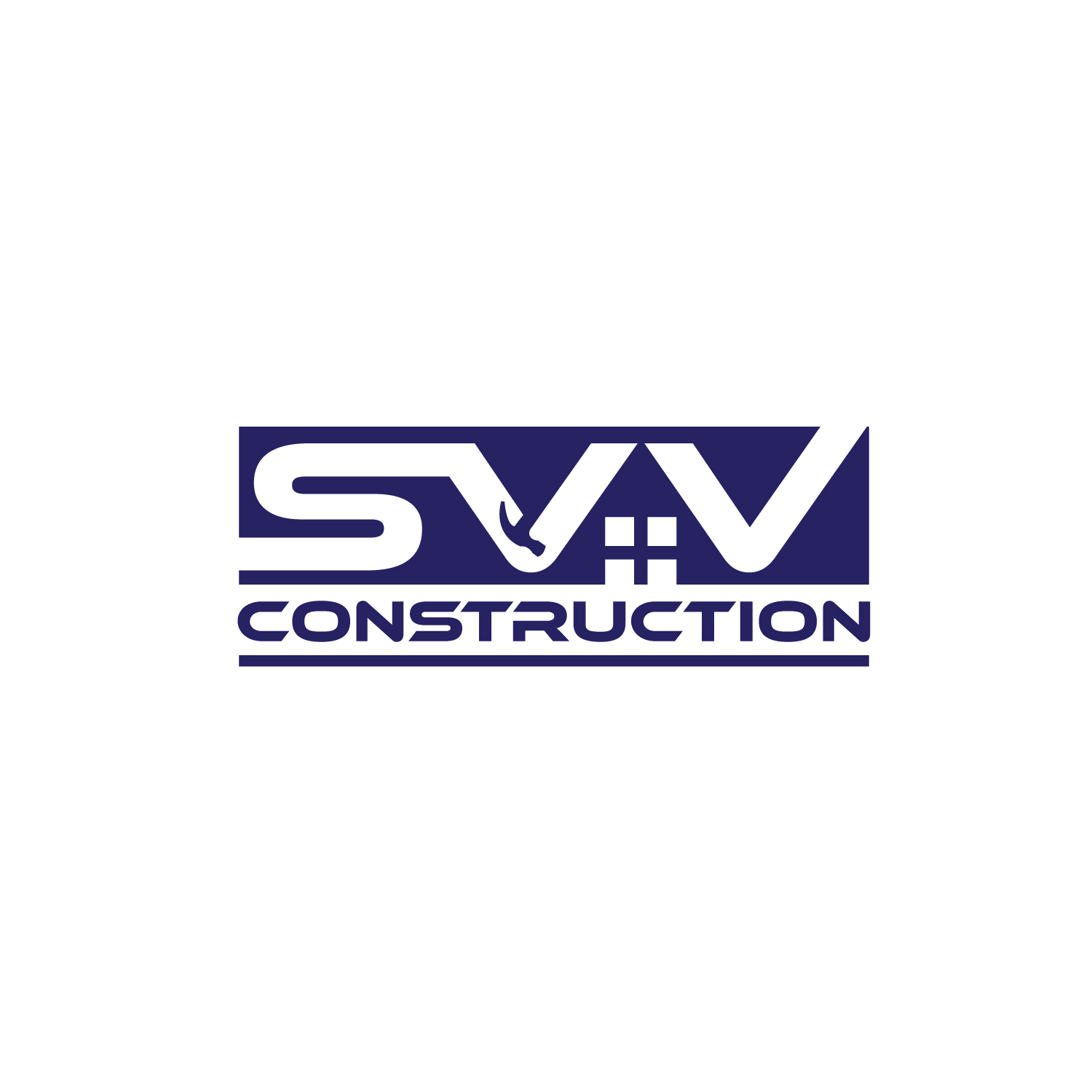 Logo Design by geni for SVV Construction  | Design #34979597