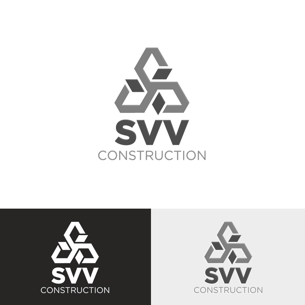 Logo Design by teddy_sign for SVV Construction  | Design #34949464