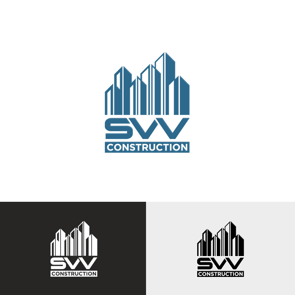 Logo Design by teddy_sign for SVV Construction  | Design #34978146
