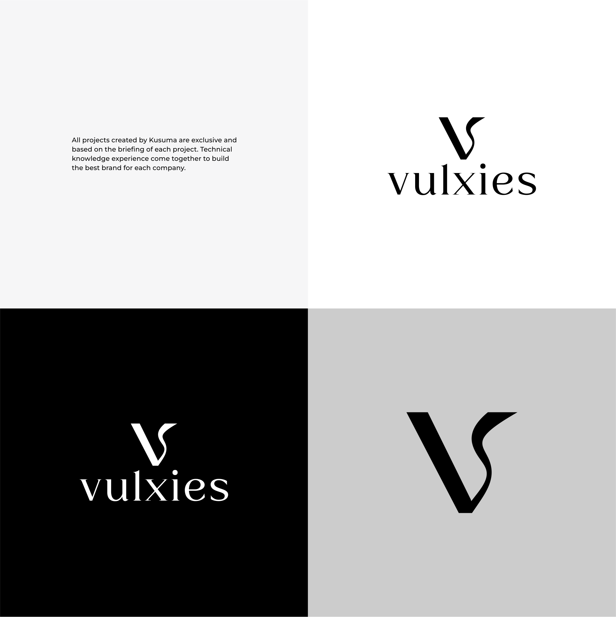 Logo Design by Kusuma Studio for Vulxies | Design #34952836