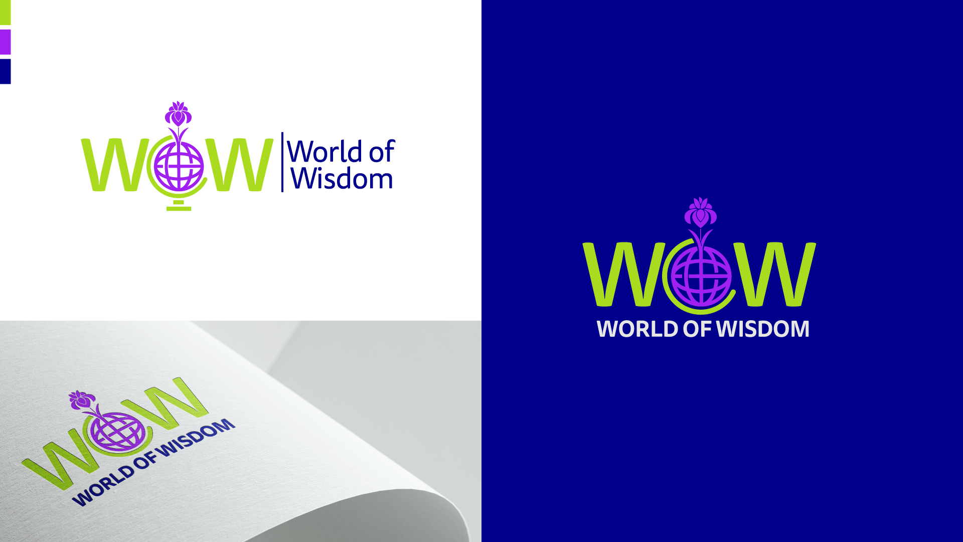 Logo-Design von Farhad Design für World of Wisdom, LLC | Design #34948741