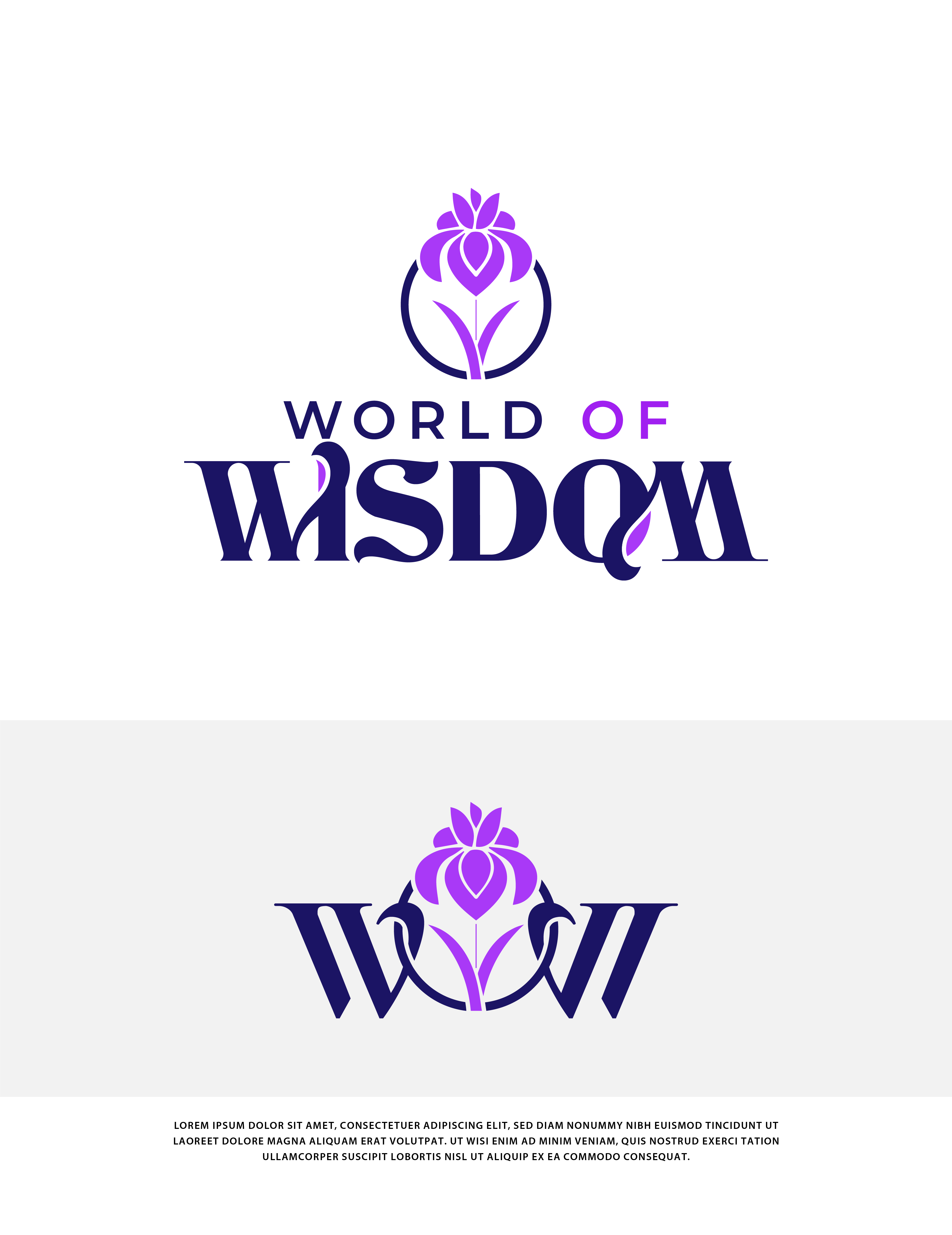 Diseño de Logo por Fezy Design Studio para World of Wisdom, LLC | Diseño #34949062