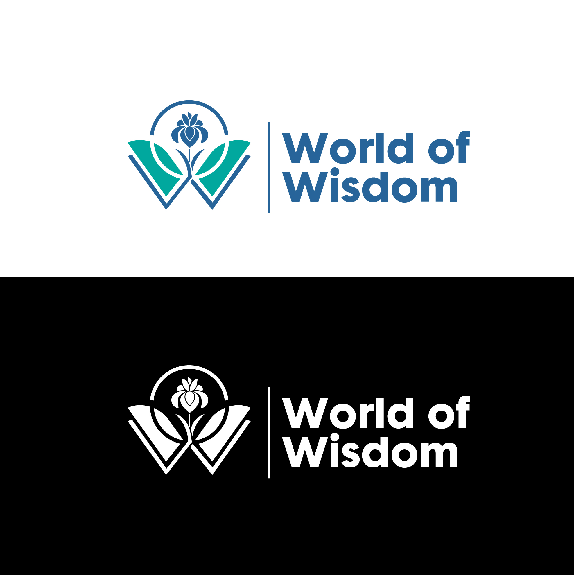 Logo Design by Purple _ONION for World of Wisdom, LLC | Design #34970993