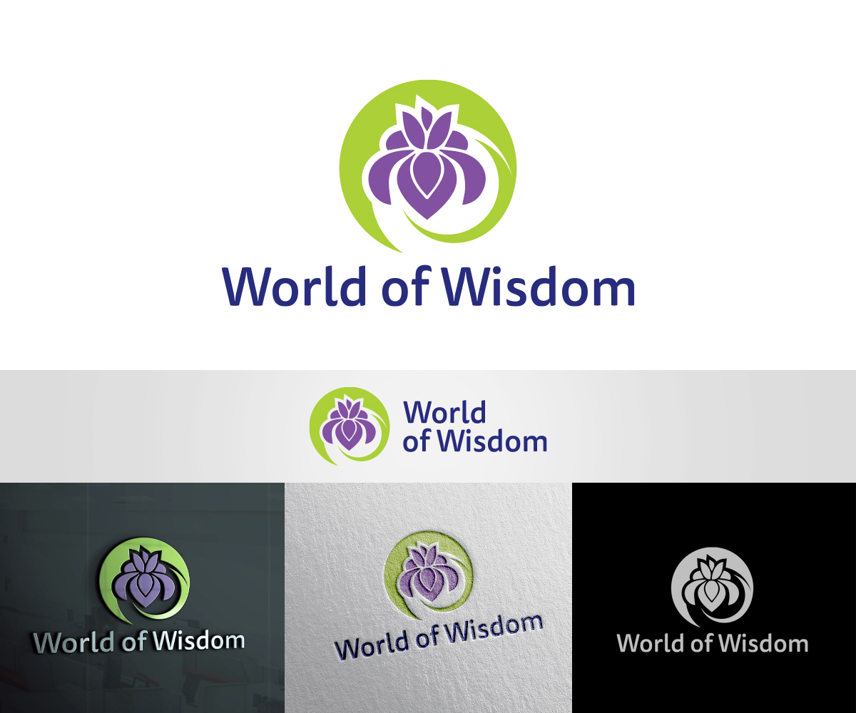 Logo Design by Alf Mozara for World of Wisdom, LLC | Design #34946885