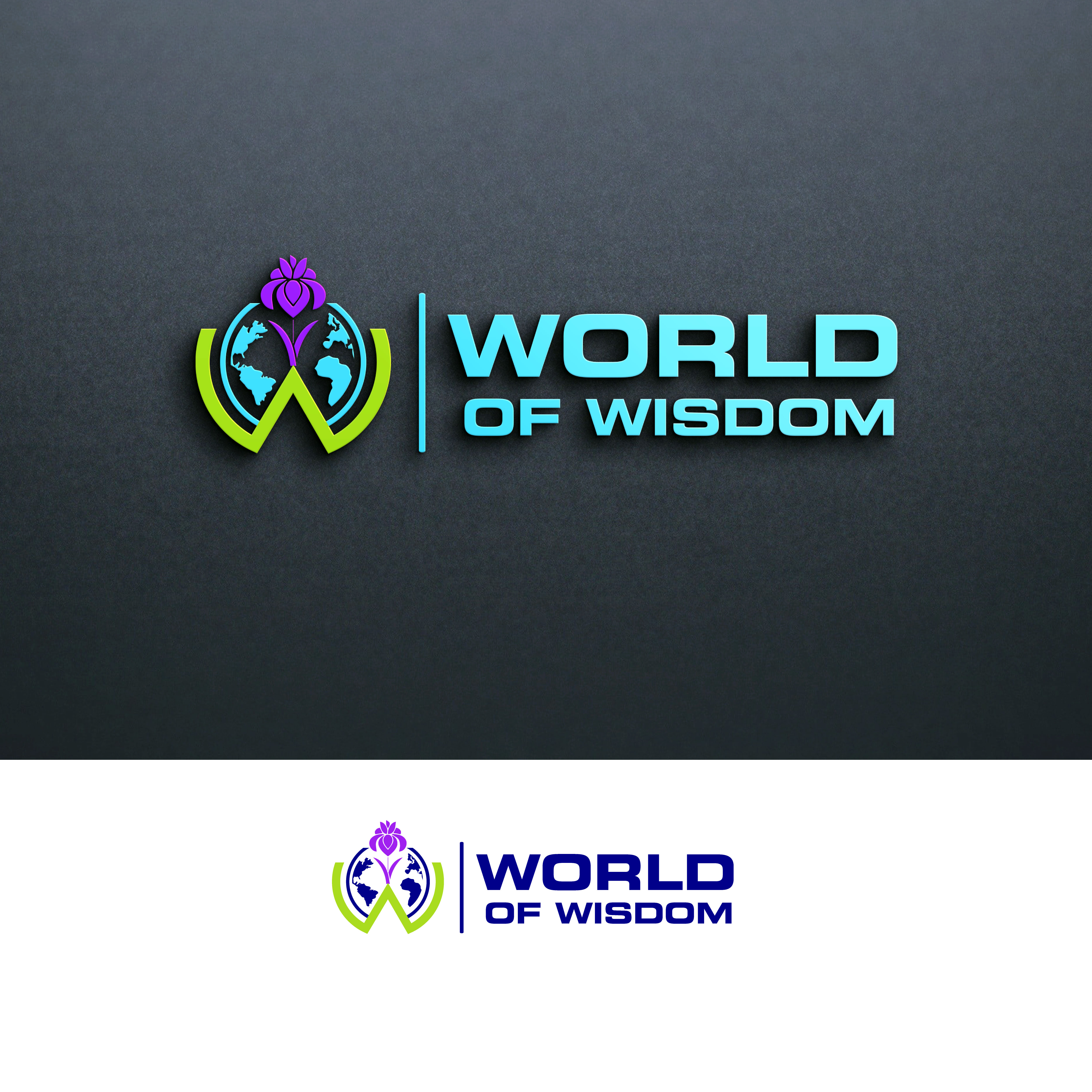 Logo Design by ainee4 for World of Wisdom, LLC | Design #34952465