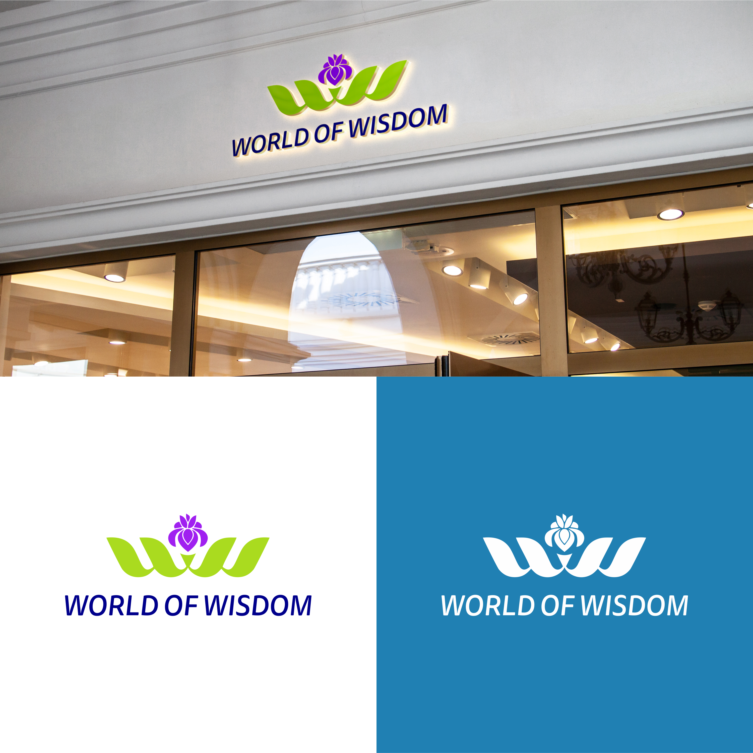 Logo Design by izdihaar studio for World of Wisdom, LLC | Design #34954913
