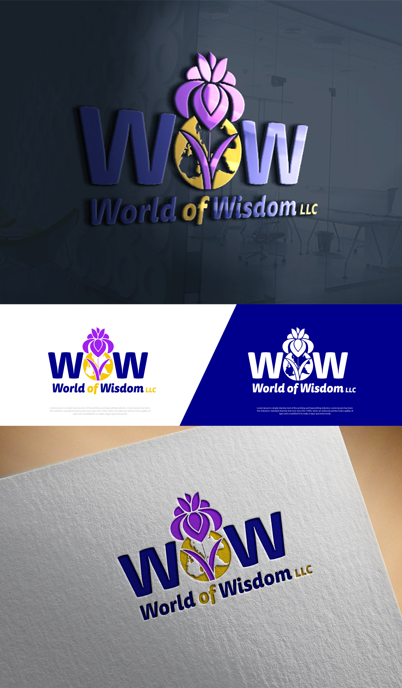 Diseño de Logo por Cool-Designer para World of Wisdom, LLC | Diseño #34967983