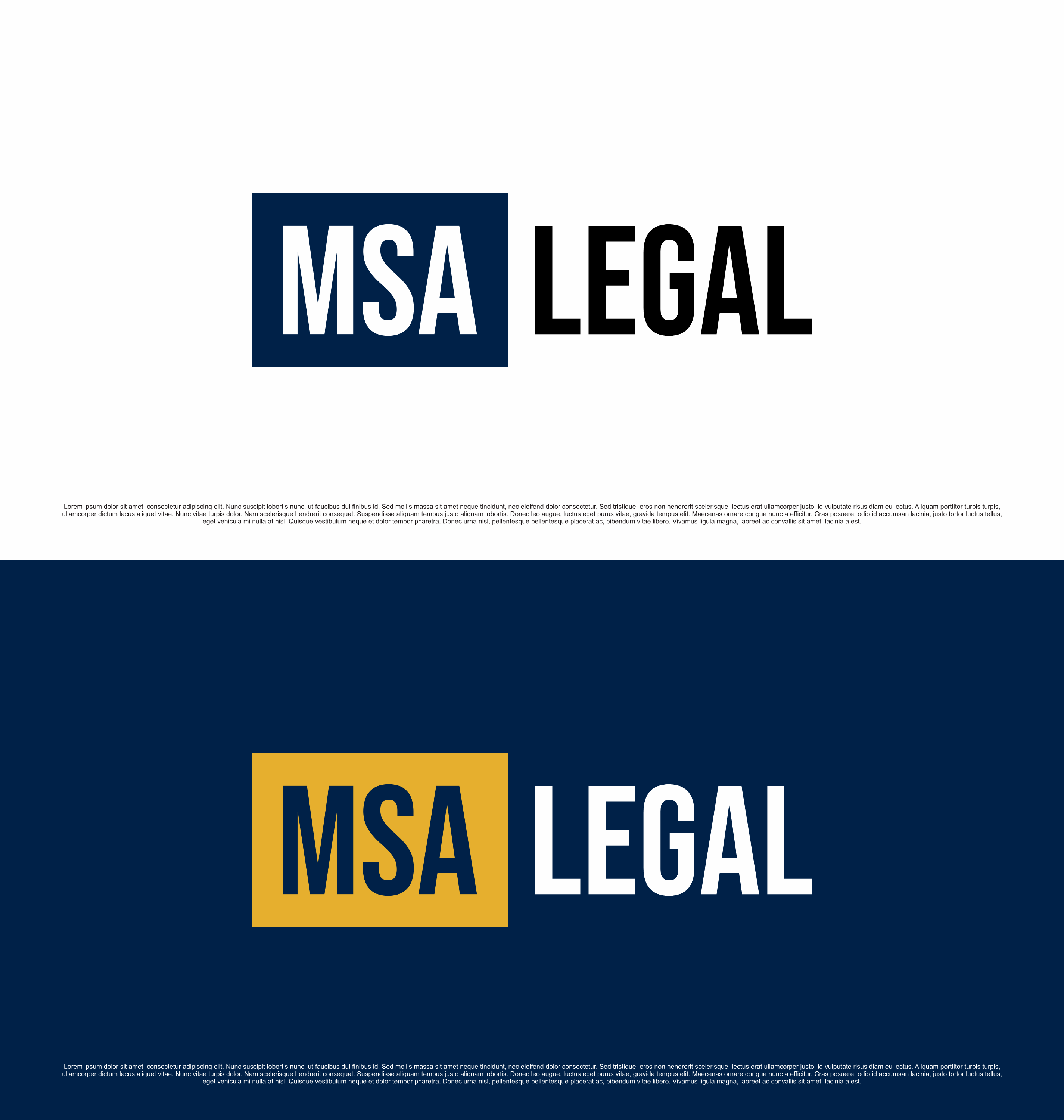 Design de Logo par saesean pour MSA LEGAL | Design #34964331