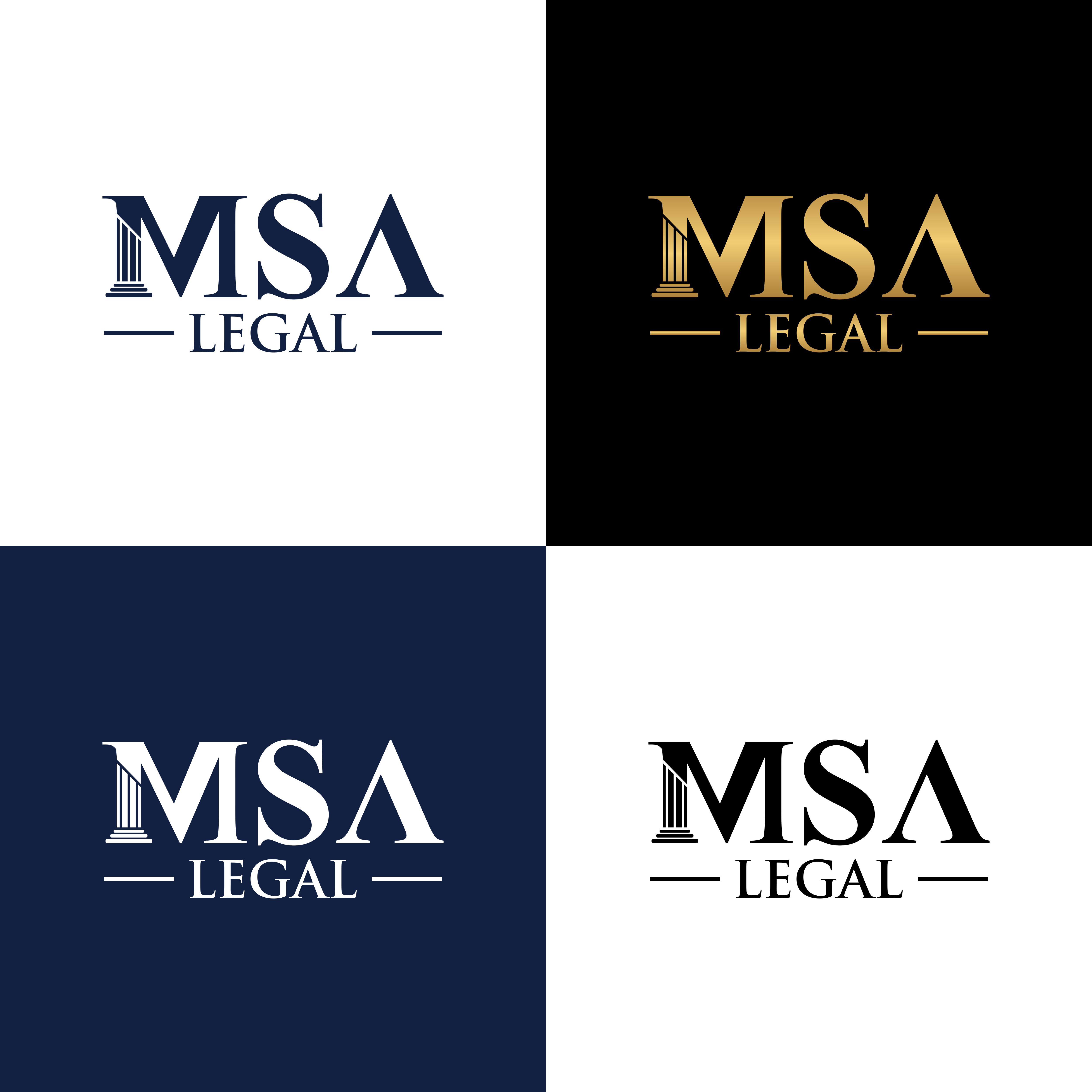 Logo Design by Astro D for MSA LEGAL | Design #34954384