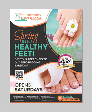 Flyer-Design von Excellar Hub für Frederick Foot & Ankle | Design: #34963815