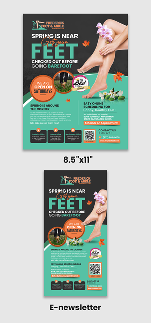 Flyer Design by debdesign for Frederick Foot & Ankle | Design: #34962971